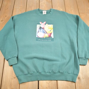 Vintage 1990s Winnie The Pooh Disney Crewneck / Vintage Sweatshirt / Vintage Cartoons / 90s Disney