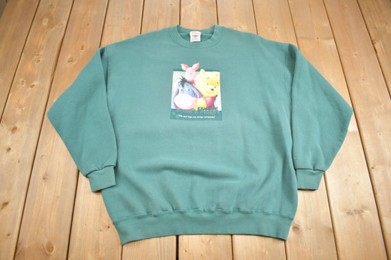 Vintage 1990s Winnie The Pooh Disney Crewneck / Vintage Sweatshirt