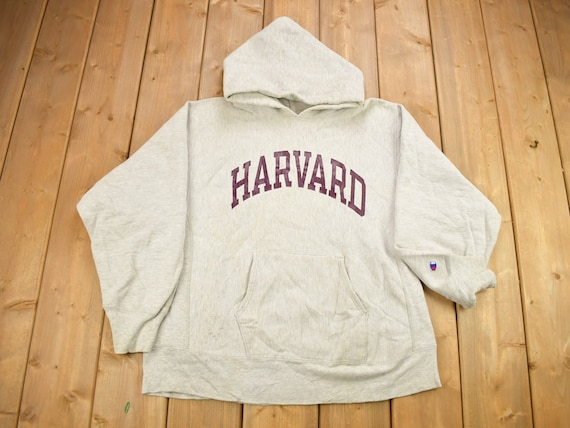 Vintage 1980s Harvard University Champion Reverse Weave Warmup 