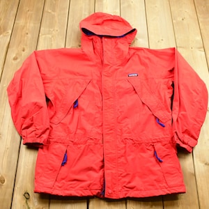 Vintage Patagonia Shell Outerwear Windbreaker Jacket / Outdoorsman / Hiking Jacket / Fall Coat / Athletic Zip Up / 80s / 90s