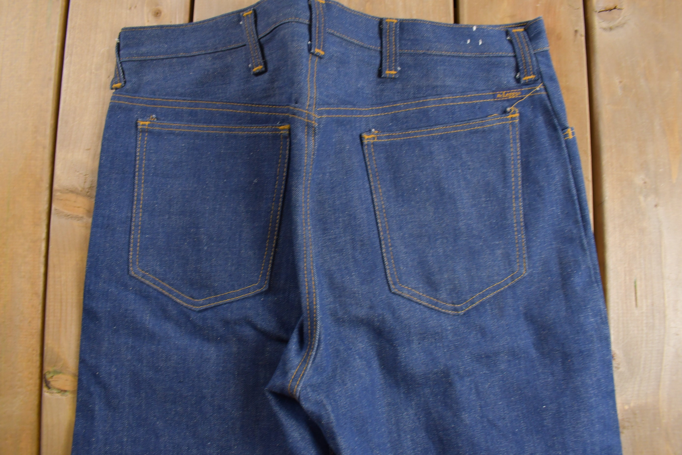 Vintage 1970s Mr Leggs Jeans Size 38 X 34 / Made in USA / American 