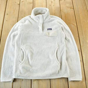 Vintage Y2K Patagonia Fleece T Snap Women&#39;s Sweatshirt / Quarter Button / Sportswear / Outdoorsman / Outdoors / Women&#39;s Small