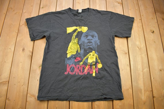 90s NIKE Air Jordan TシャツUSA製ビンテージ バスケNBA Vintage 90's Nike Michael Jordan Nba Basketball T Shirt