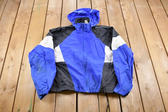 Vintage 1980s Nike Windbreaker Jacket 80s Nike Athletic Spring Summer Sportswear Streetwear Athleisure Rain Jacket Nike Etsy Canada