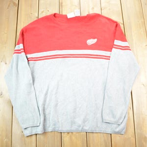 Vintage 1990s Pro Edge Philadelphia Flyers NHL Hockey Sweatshirt mit Rundhalsausschnitt / 100% Baumwolle / Vintage Sportswear / Bestickt / Hockey