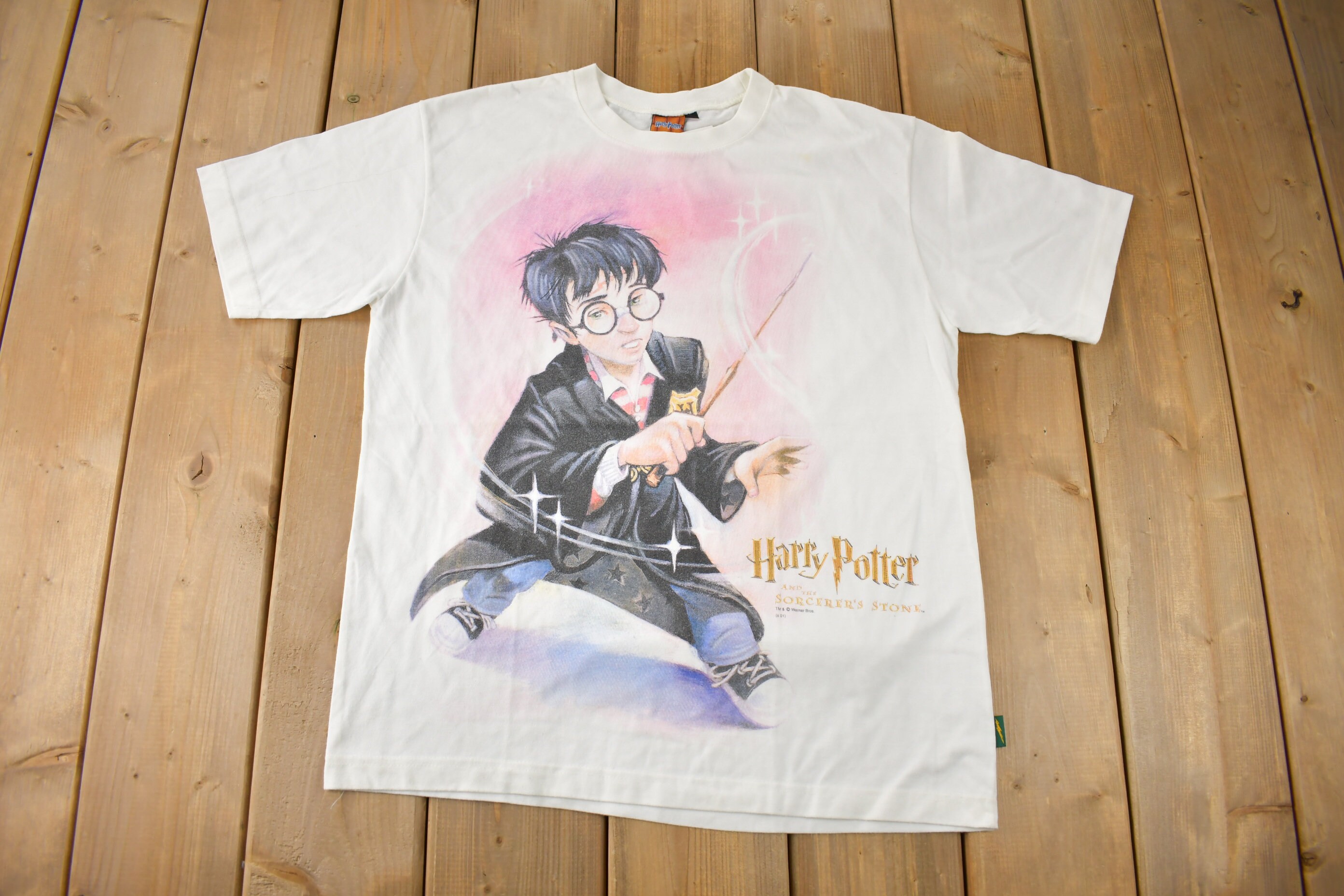 Vintage 2001 Harry Potter and the Sorcerers Stone Movie Promo T