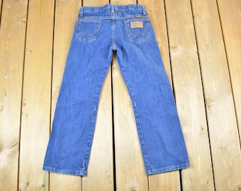 Vintage Y2K Youth Wrangler Cowboy Denim Jeans Size 28 x 24 / Vintage Denim / Vintage Levis / Made In USA / Retro Jeans