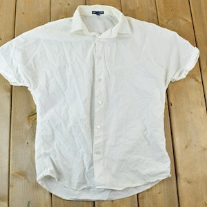 Camicia da barca vintage in lino Gap degli anni &#39;90 / Camicia da flanella vintage / Camicia da yacht / Camicia da cowboy / Camicia da preppy