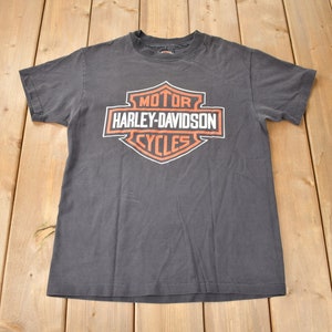 Vintage 1991 Kingston Harley Davidson Ontario Canada Single Stitch Graphic T-shirt Made In USA