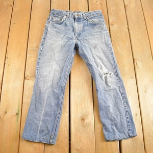 Vintage 1990s Levi&#39;s Orange Tab Jeans / 90s Denim / Streetwear Fashion / Vintage Denim / Made In USA / Vintage Levi&#39;s / zerrissene Jeans