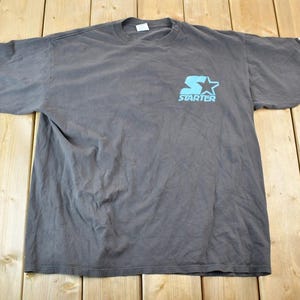 Vintage 1990s Starter Attitude Souvenir Single Stitch T-Shirt Made In USA / Vintage Streetwear / Vacation Tee / Travel T Shirt