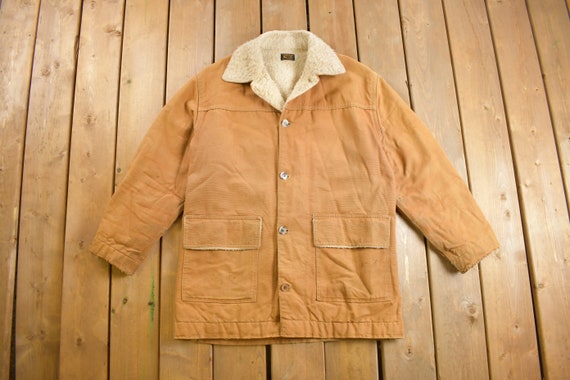 Vintage 1960's Snag Proof Chore Coat / Workwear / Made in USA