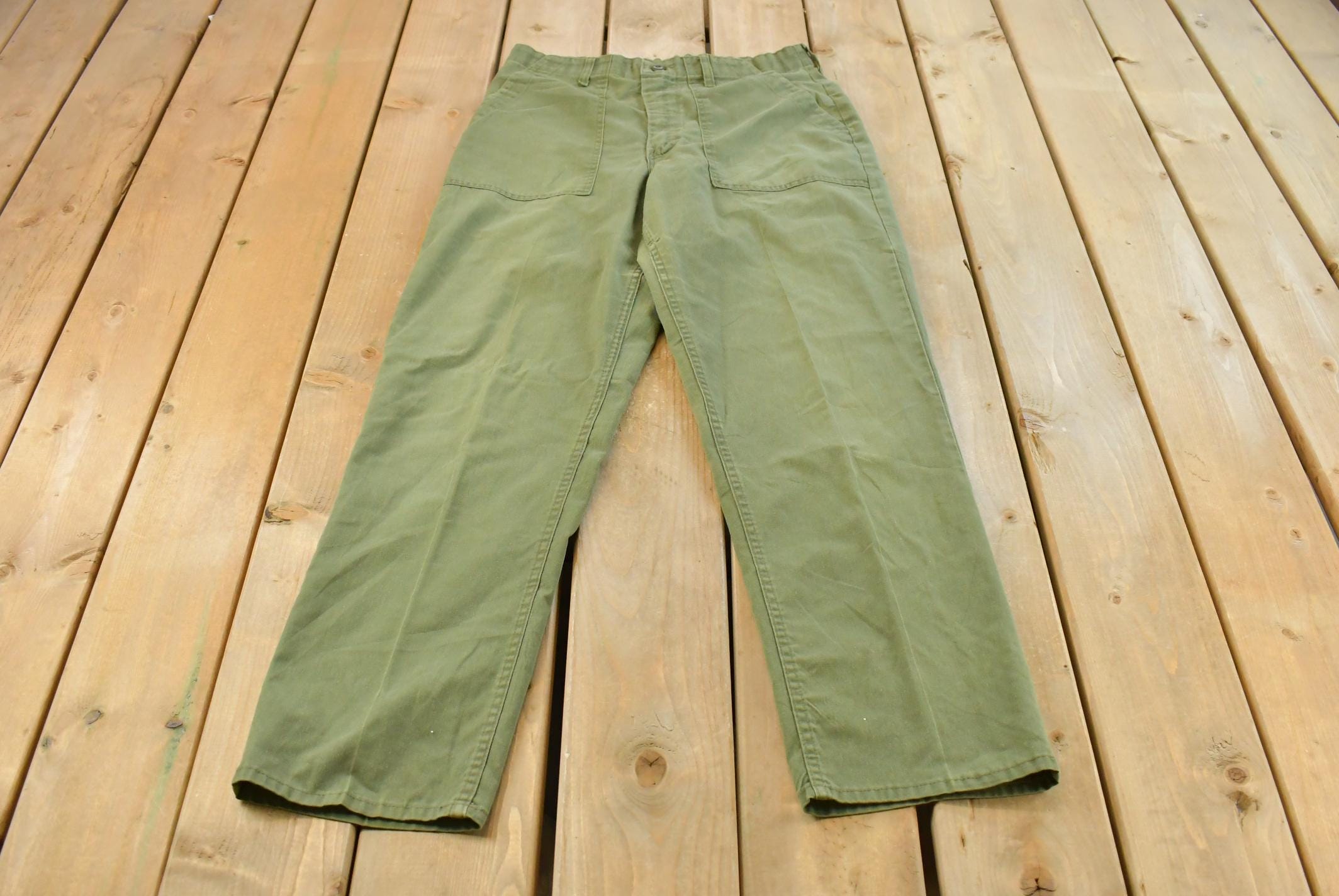 パンツ US ARMY UTILITY TROUSERS OG-107 1950s av1007-0.jpeg