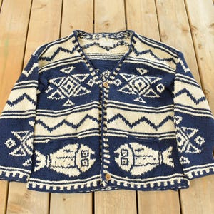 Vintage Express Tricot Cardigan - Etsy