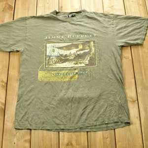 Vintage 1995 Jimmy Buffets Barometer Soup Tour T-Shirt / 90s / Streetwear / Tropics Shirt / Vacation Tee / Travel & Tourism / Band Tee