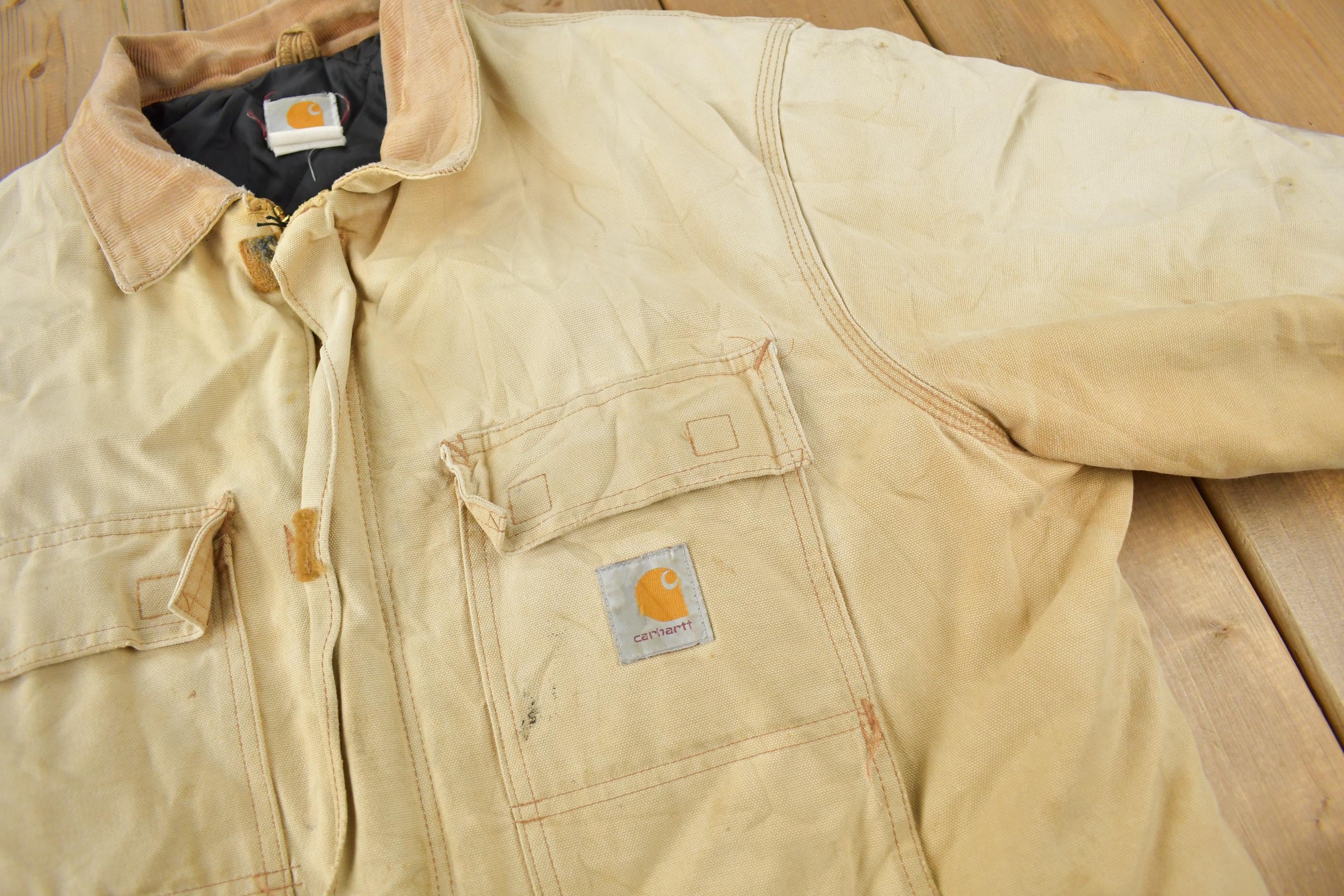 90s usa製 Carhartt Traditional Jacket Vintage 1990s Precise Mechanical Ltd. Carhartt Traditional Coat