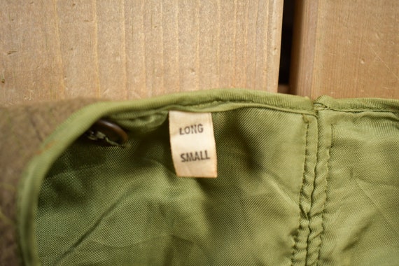 Vintage 1960s Military Liner Jacket / Button Up J… - image 6