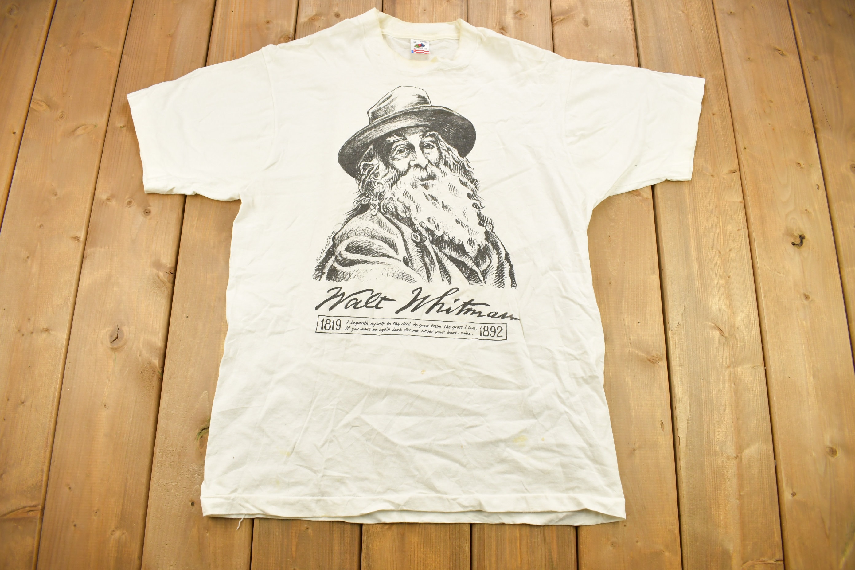 Whitman Tshirt - Etsy