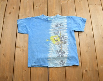 Vintage 2000s Spongebob Squarepants Graphic T-shirt Kids M
