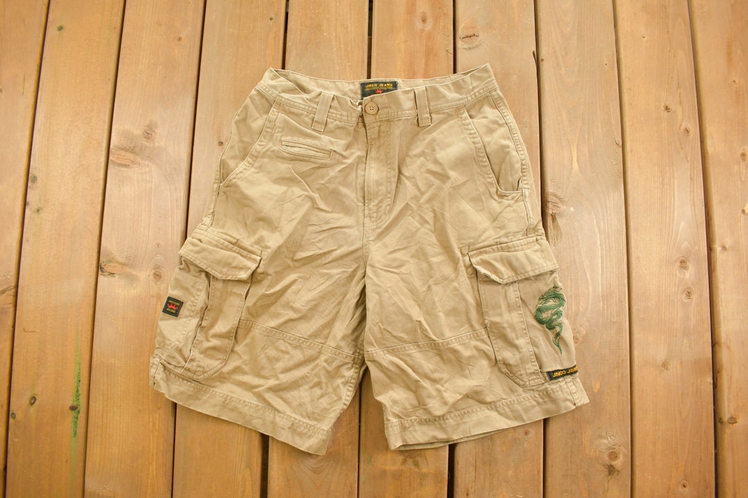 90s usa Jnco cargo shorts カーゴ ショーツ Vintage 1990s JNCO Jeans Baggy Cargo Shorts Size 32 / Rare Vintage
