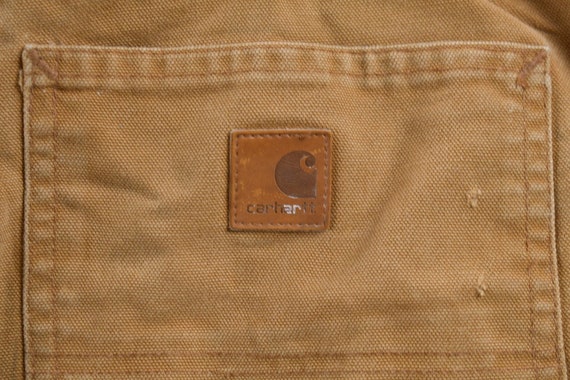 Vintage 1990s Carhartt Carpenter Pants Size 34 x … - image 4