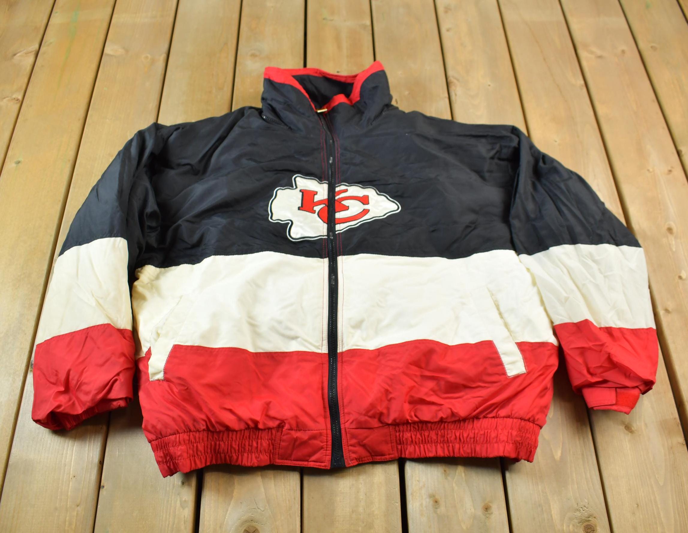 Kansas City Chiefs Starter Jacket - Etsy Kansas City Chiefs Starter Jacket - Etsy