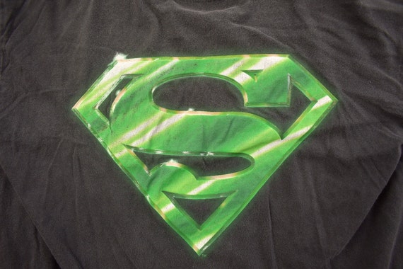 Vintage 2003 Superman Logo T-shirt / DC Comics / … - image 3