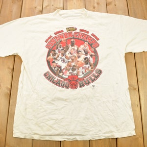 Vintage 1997 Chicago Bulls NBA Champions Starter T-Shirt / Made In USA / 90s Streetwear / Vintage Bulls Tee / Sportswear / Jordan