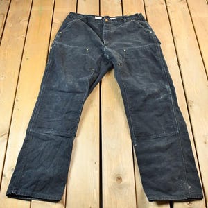 90年代アメリカ製 Carharttダブルニーカーペンターパンツ　インディゴ 90年代アメリカ製 Carharttダブルニーカーペンターパンツインディゴ