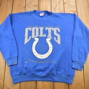 Vintage 1995 Indianapolis Colts NFL Crewneck Sweatshirt / Made In USA / Football / Sportswear / Americana