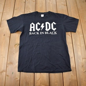 Vintage AC/DC, Medium, 2008 Back in Black, Rock Tee, Band Tee, Rap Tee, Metal Tee, Streetwear - Etsy Vintage AC/DC, Medium, 2008 Back in Black, Rock Tee, Band Tee, Rap Tee, Metal Tee, Streetwear - Etsy