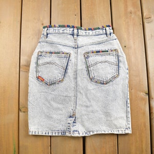 Vintage 1980s Jordache Denim Skirt Size 25 / 80s Streetwear / Vintage Denim Skirt / Summer Wear / 80s 90s Jean Skirt/ Jorts