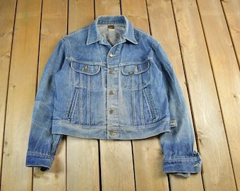 Vintage 60's 70's LEE 101-J Sanforized Denim Jacket - Etsy