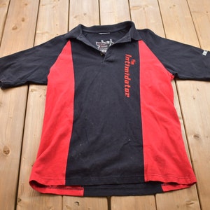 Vintage 1990s Dale Earnhardt Intimidator NASCAR Collared Shirt / NASCAR Racing / 90s Streetwear / Athleisure / Sportswear