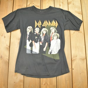 Vintage 1988 Def Leppard Hysteria Tour Band Promo T Shirt  / 1987-88 Tour / 80s Concert / Tour Graphic