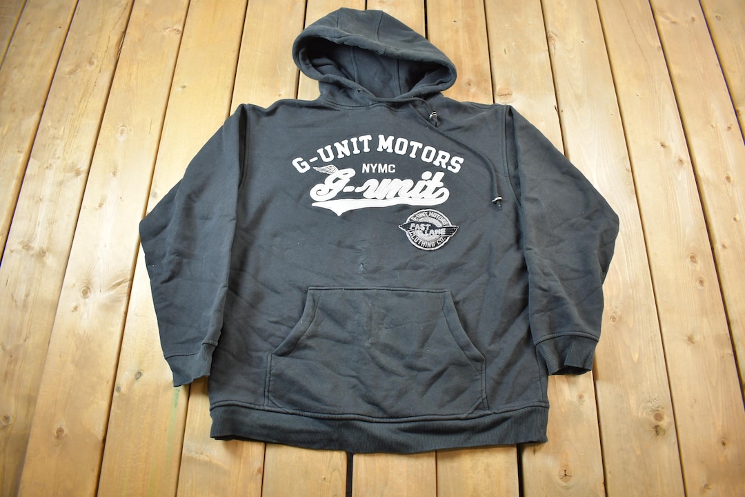 Vintage 1990s G-unit Motors Embroidered Hoodie / Vintage Hoodie
