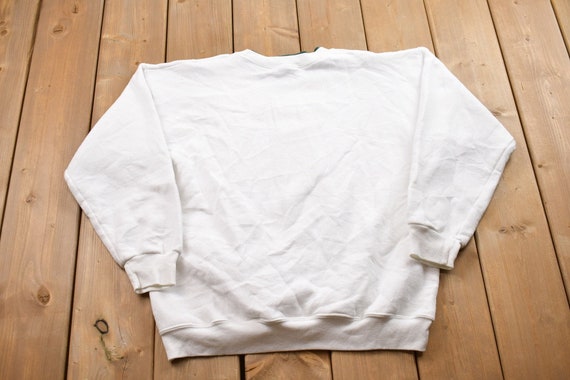 Vintage 1990s Clover Theme Crewneck Sweatshirt / … - image 2
