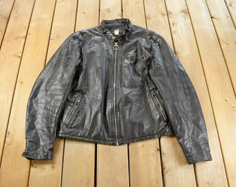 Original Rare Vintage 80s Echt Leder European Retro Style