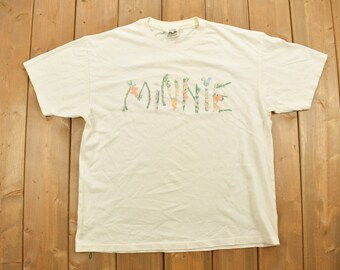 Vintage 1980s Minnie Mouse Disney T-Shirt / 80s Tee / Vintage Mickey Mouse / Made In USA / Single Stitch / Disney Originals