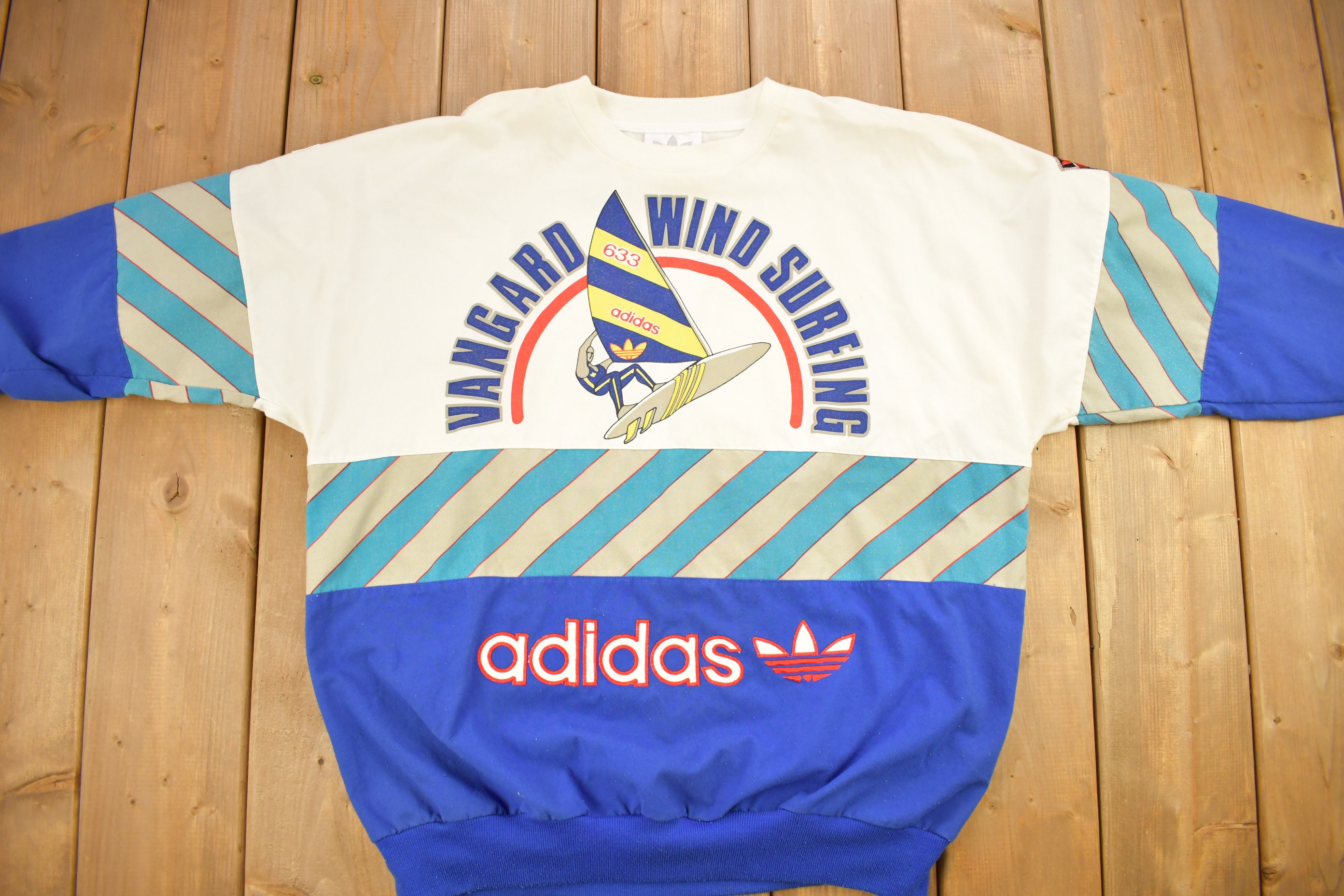 Vintage 1980s Adidas Vangard Wind Surfing Crewneck