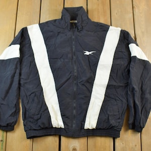 Vintage 1990s Reebok Windbreaker Zip Up Jacket