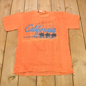 Vintage 1970s California Sun Graphic Souvenir T Shirt / Streetwear / Vintage California / Vacation Tee / Travel T Shirt / Single Stitch