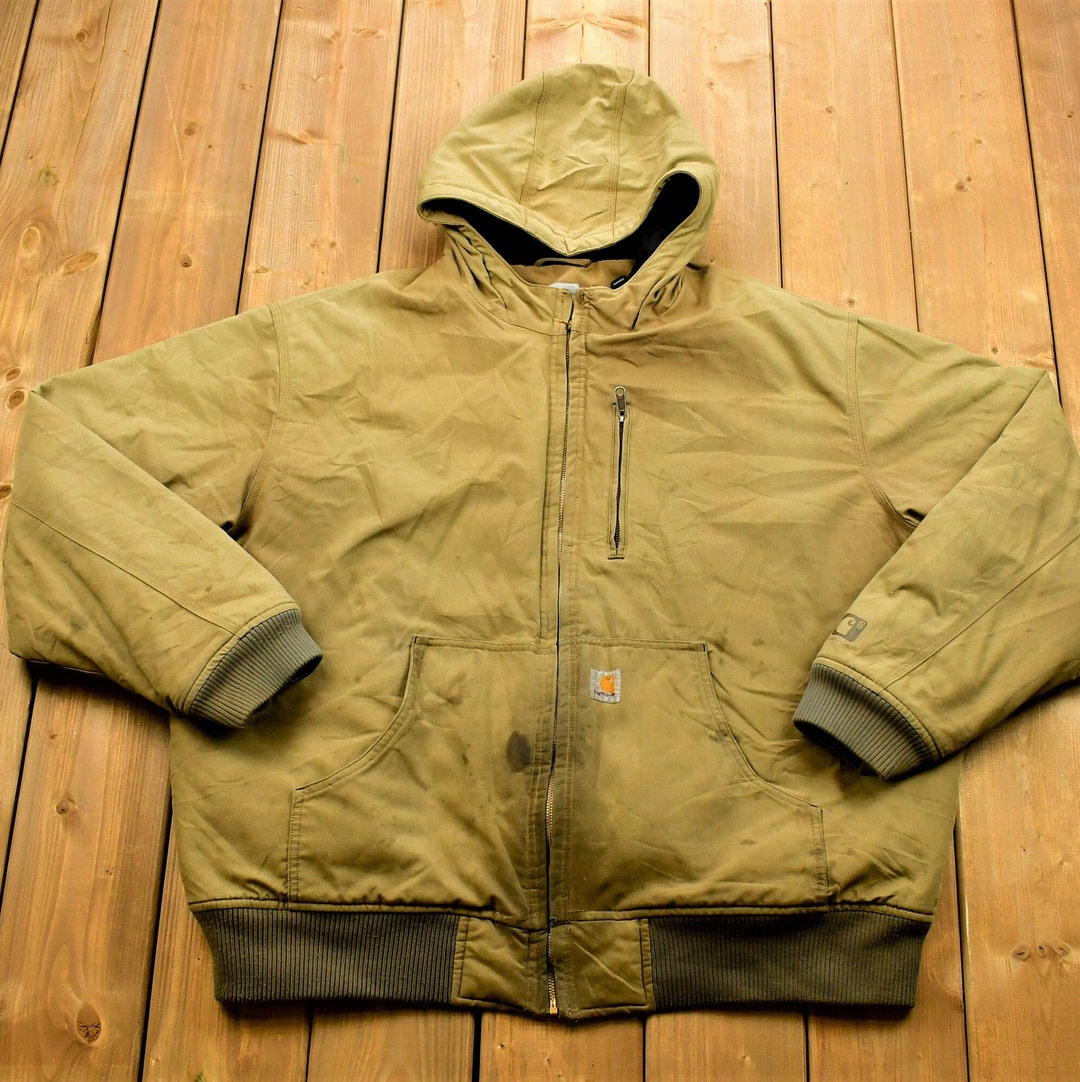 Vintage 90's Carhartt Quick Duck Hooded Jacket / Workwear Vintage 90's Carhartt Quick Duck Hooded Jacket / Workwear