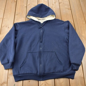 Vintage 1990s Guide Gear Blank Thermal Hoodie Size XL