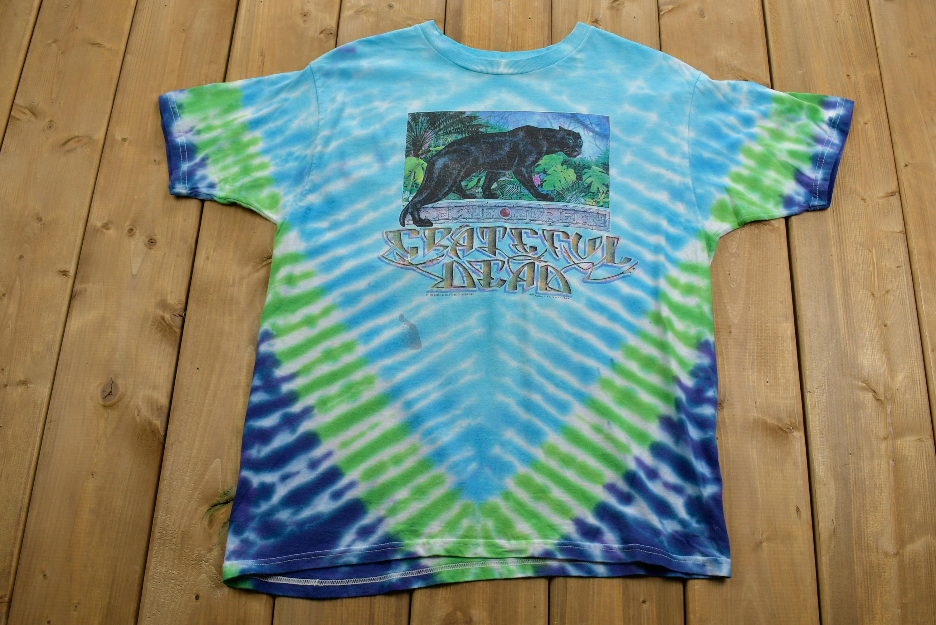 Vintage 1989 Grateful Dead Rainforest Tie Dye T-shirt / -  Norway