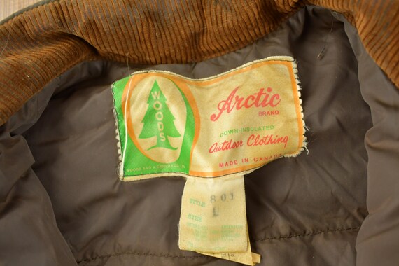 ジャケット・アウター 70's Woods Arctic Down Insulated Retro Vintage 70's Artic Parka Extreme Cold Weather Parka Woods