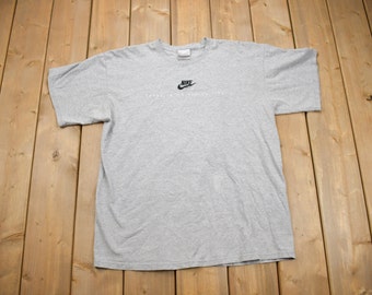 Vintage 2000s Nike There Is No Finish Line T Shirt / Vintage T Shirt / Streetwear / Graphic Tee / Silver Tag