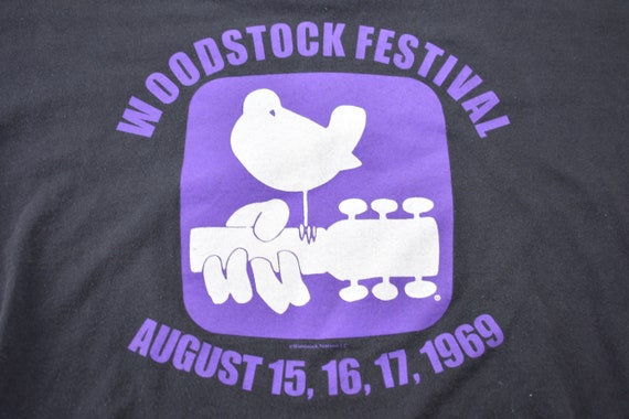 Vintage 1990s Woodstock Band Festival T-shirt / B… - image 3