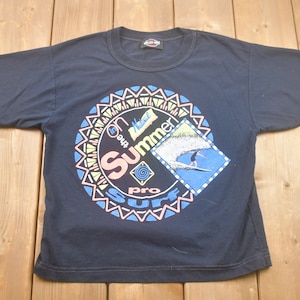 Vintage Pro Surf T-Shirt / Graphic / 80s / 1990s Surf / Streetwear / Retro Style / Single Stitch / Made In USA / Willy-Dee