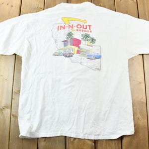 Vintage 2000 In-N-Out Burger California Promo T-Shirt / Vintage Burger / Burger Shirt / Graphic Tee / XL